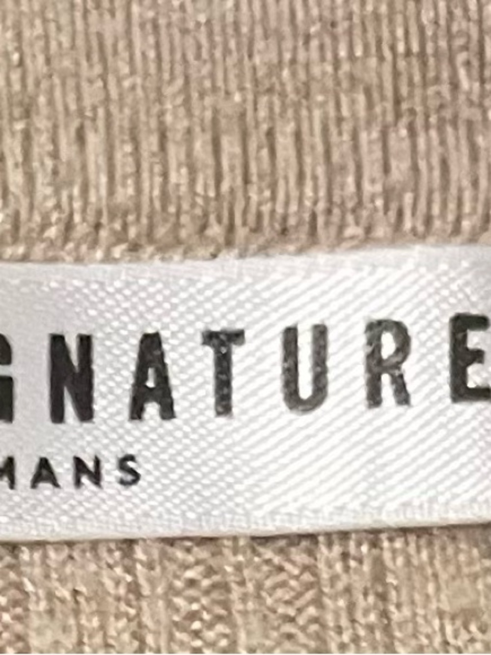 Reitmans Tan Ribbed Button-Down Polo Top - Picture 7 of 8